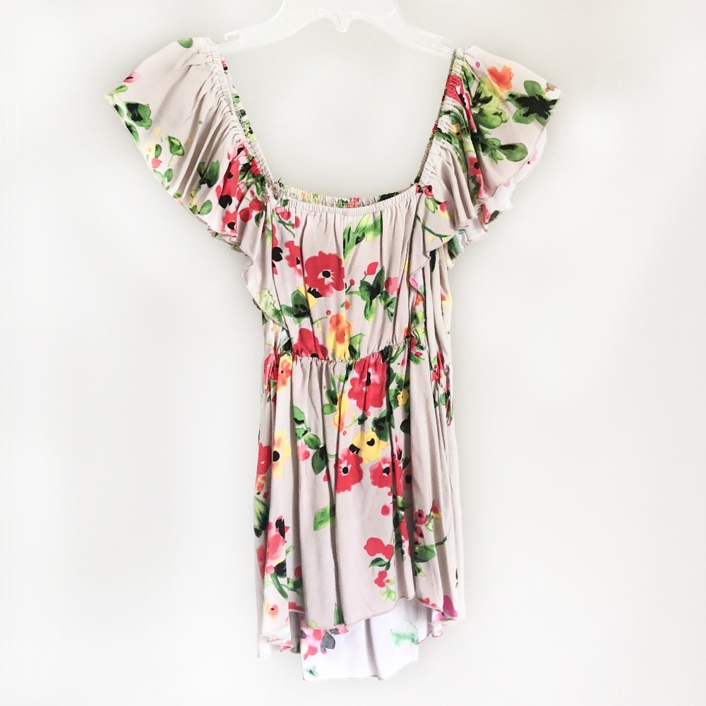 ⚡️⚡️SALE⚡️⚡️ Va Va Voom Floral Short Sleeve Top